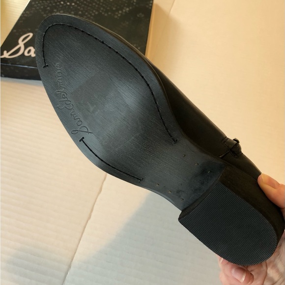 New in box! Sam Edelman Black Leather Ankle Booties. Size 8.5 - Picture 11 of 16